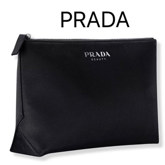 COPY - 🔥NWT 🔥Authentic 🔥PRADA🔥 BLACK 🔥COSMETIC POUCH🔥 - Picture 1 of 6